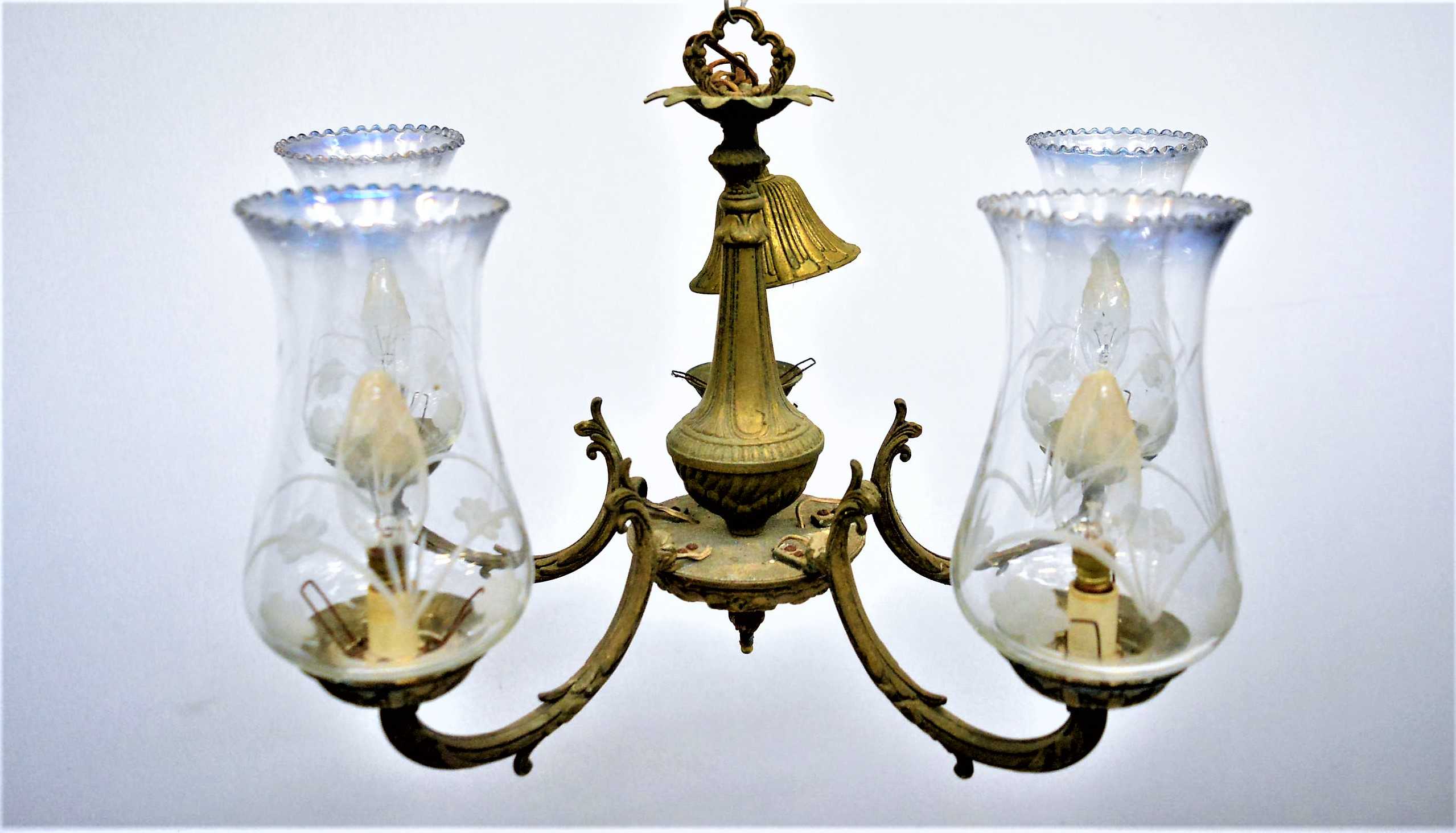 LAMPARA DE ARA�A 5 BRAZOS