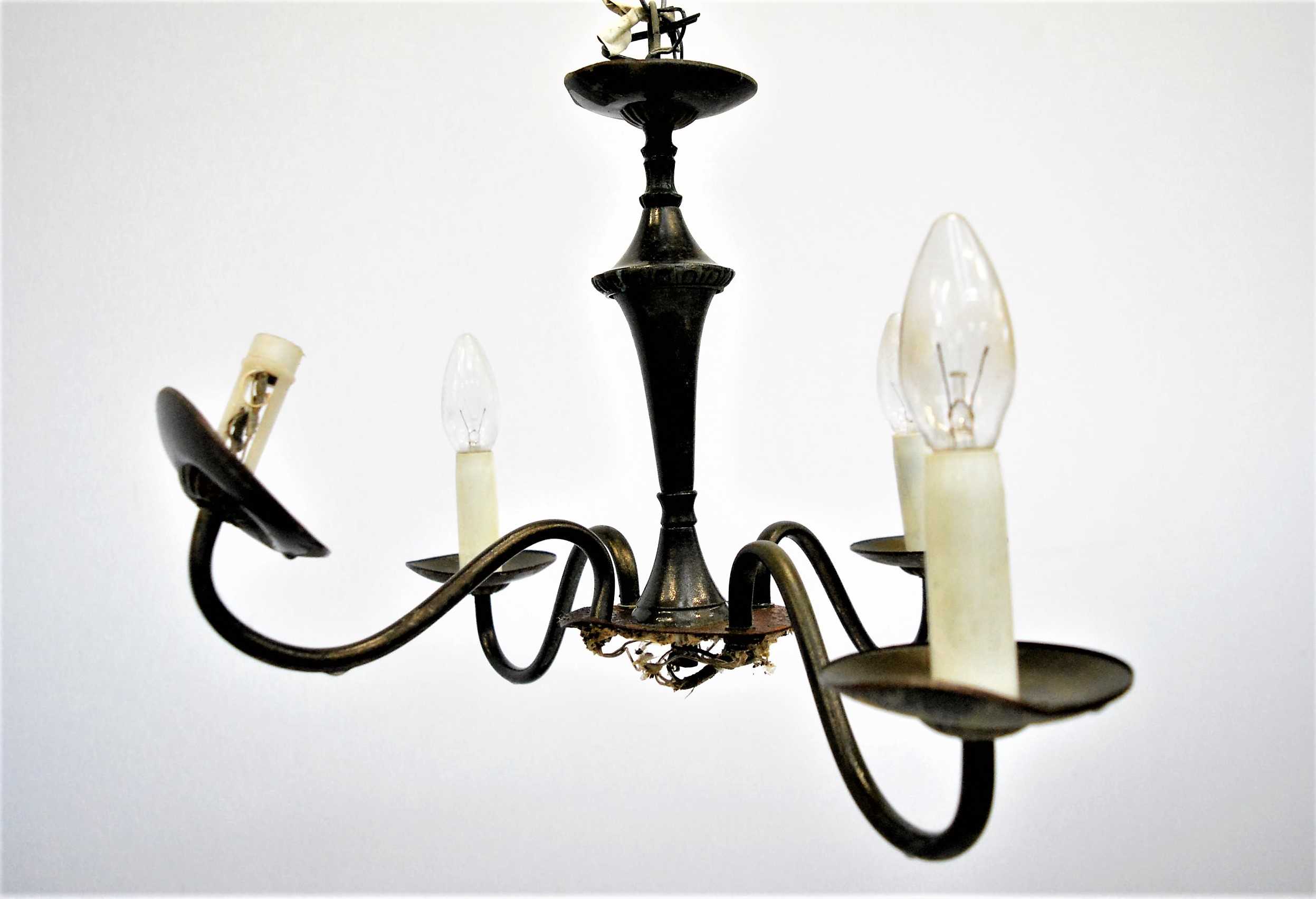 LAMPARA DE ARA�A 4 BRAZOS