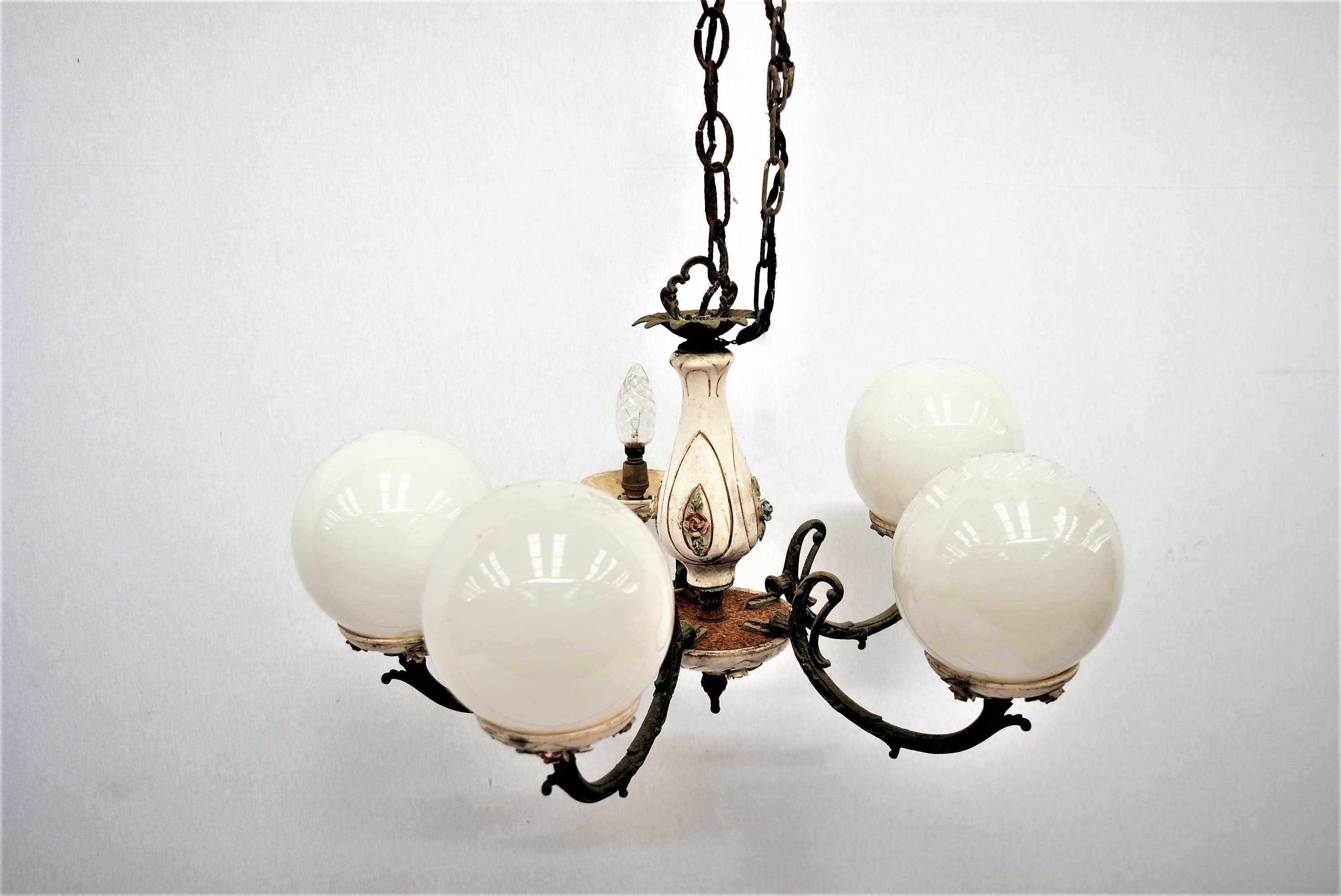 LAMPARA DE ARA�A CINCO BRAZOS