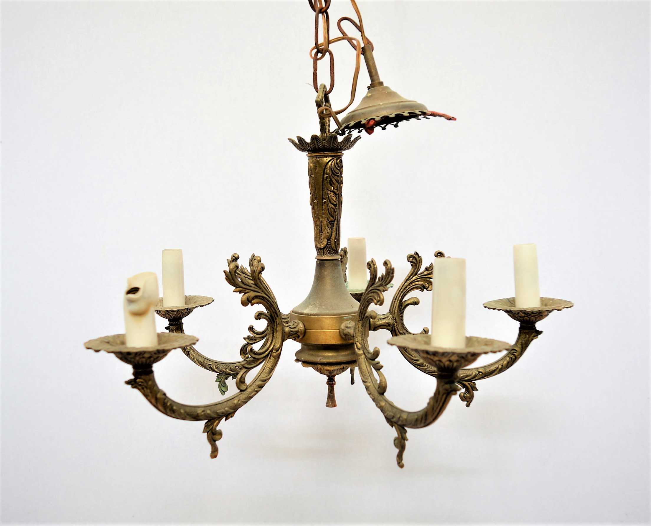 LAMPARA ARA�A CINCO BRAZOS