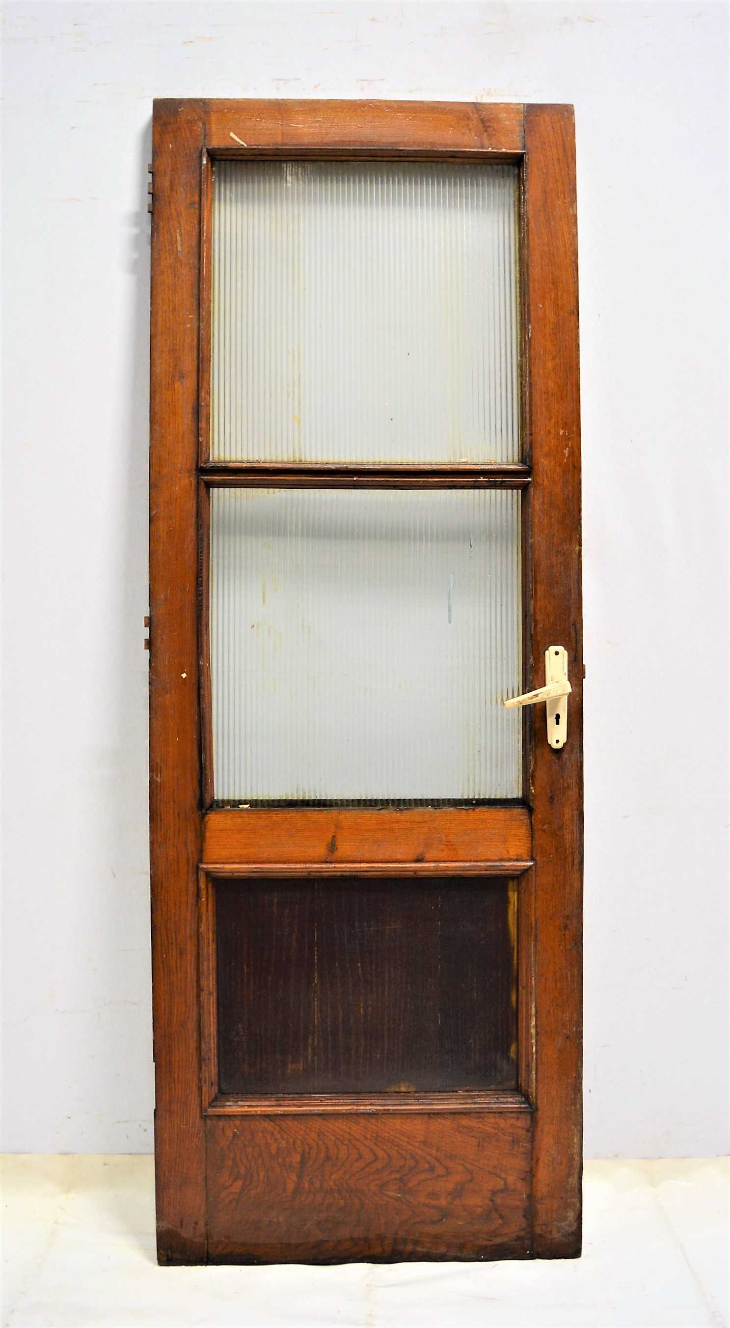 PUERTA DE MADERA DE CRISTAL